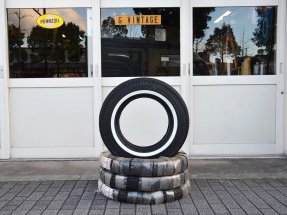 Firestone 560-15 "1inch" White wall