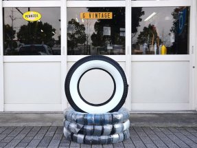 Firestone 500/525-16 "2 1/4inch" White wall
